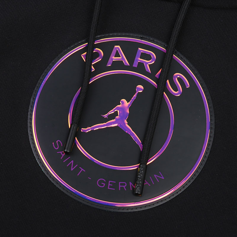 женская черная толстовка Jordan Paris Saint-Germain Women's Pullover Hoodie CZ7497-010 - цена, описание, фото 2